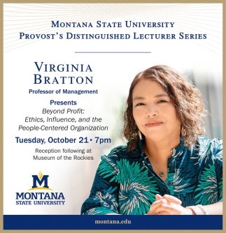 Virignia Bratton, Montana State University, Bozeman, MT